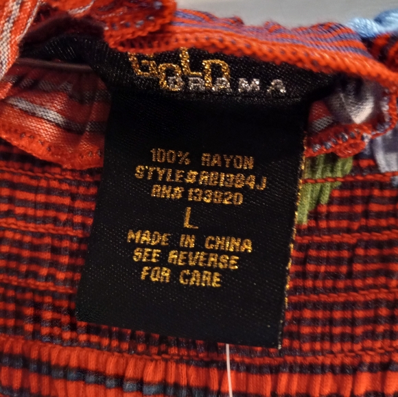 Gold Drama sleeveless strapless maxi dress, 100% rayon, style: RB1384J, - Picture 6 of 8